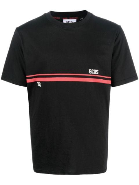 logo-print short-sleeve T-shirt by GCDS