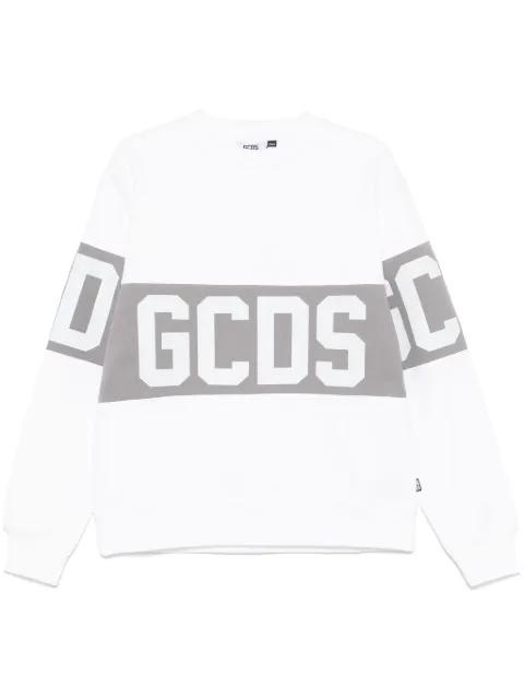 logo-print sweatshirt by GCDS