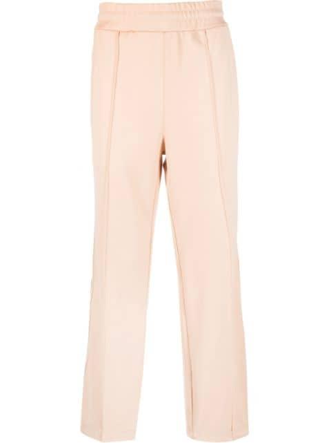 logo-print track trousers by GCDS