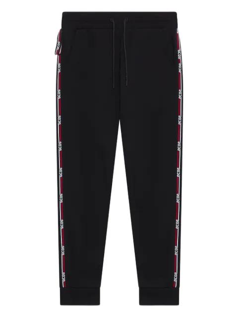 logo-tape pants by GCDS