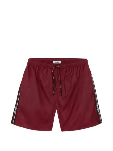 logo-tape short swim shorts by GCDS