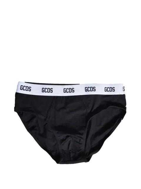 logo-waistband briefs by GCDS