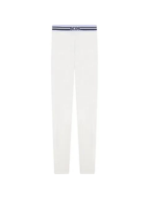 logo-waistband leggings by GCDS