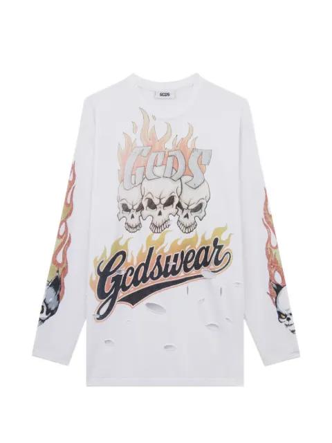 long-sleeve T-shirt by GCDS