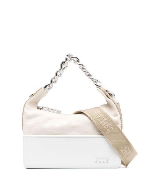 monogram-jacquard crossbody bag by GCDS