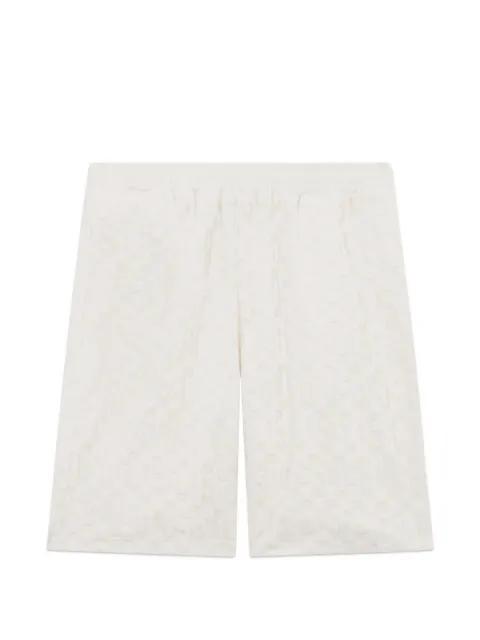 monogram-patterned shorts by GCDS