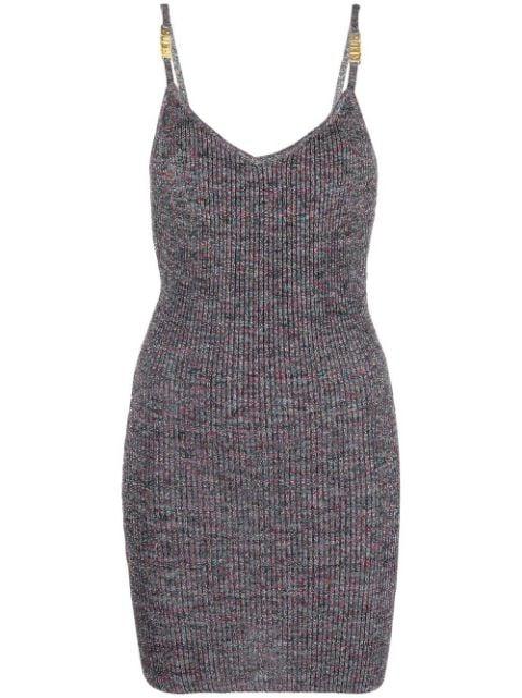 open-back mini knitted dress by GCDS