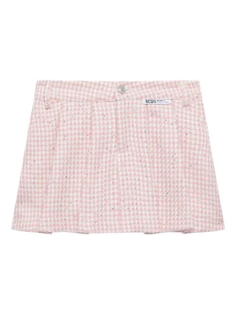 pleated mini skirt by GCDS