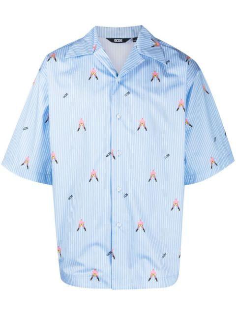 print short-sleeved shirt by GCDS