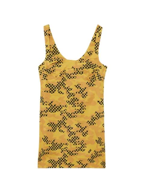 printed mini dress by GCDS