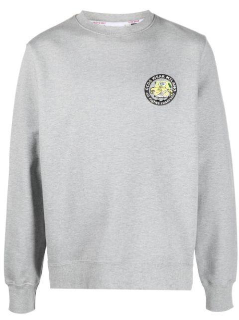 rear logo lettering sweatshirt by GCDS