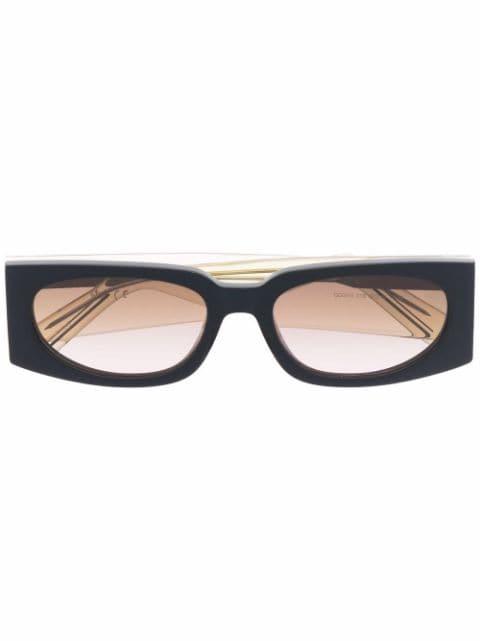 rectangular frame sunglasses by GCDS
