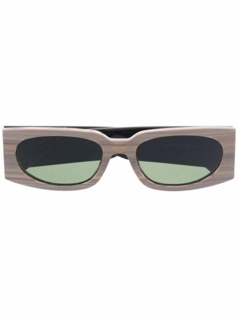 rectangular-frame sunglasses by GCDS