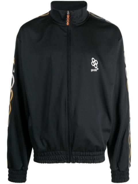 reflective logo-print sweatshirt by GCDS