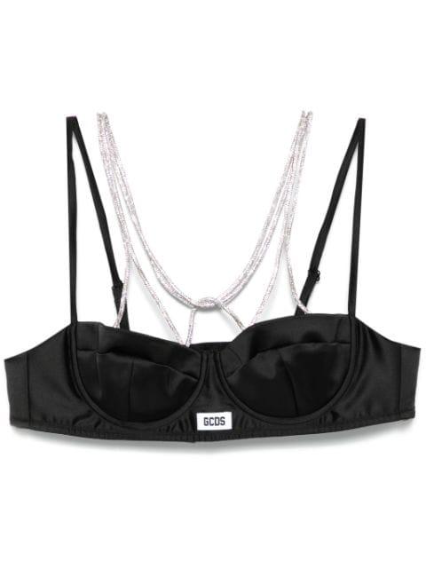 satin tops by GCDS