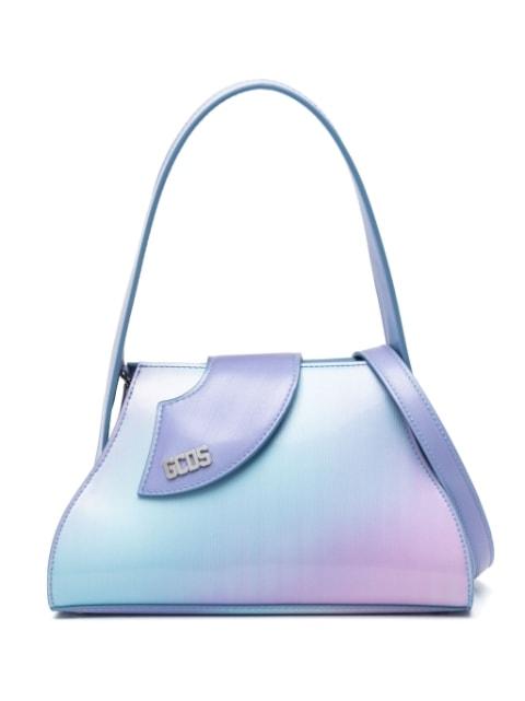 small Comma holographic tote bag by GCDS
