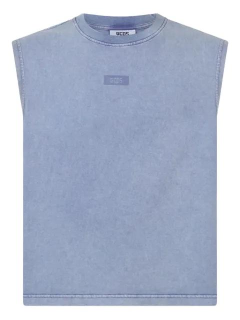 stone-washed tank top by GCDS