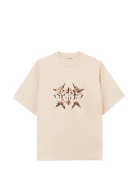 studded logo-detail T-shirt by GCDS
