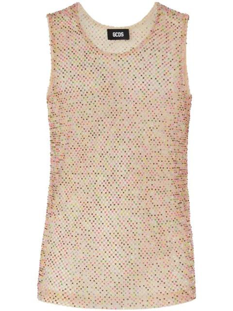 tulle tank top by GCDS