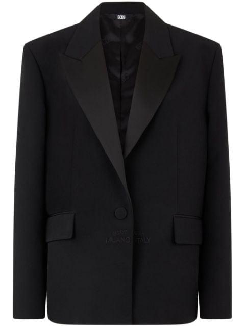 v-neck blazer by GCDS