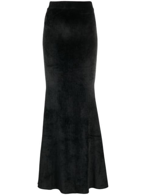 velvet maxi skirt by GCDS