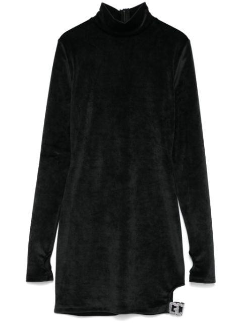 velvet mini dress by GCDS