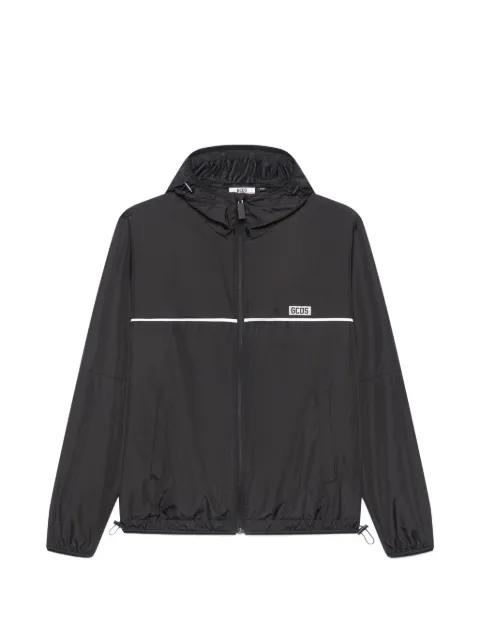 zip-up hoodied jacket by GCDS