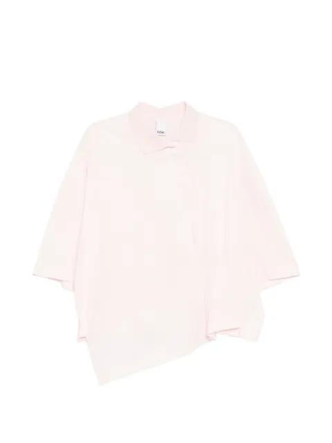 asymmetric-hem polo shirt by GDEL BY GAZE DE LIN