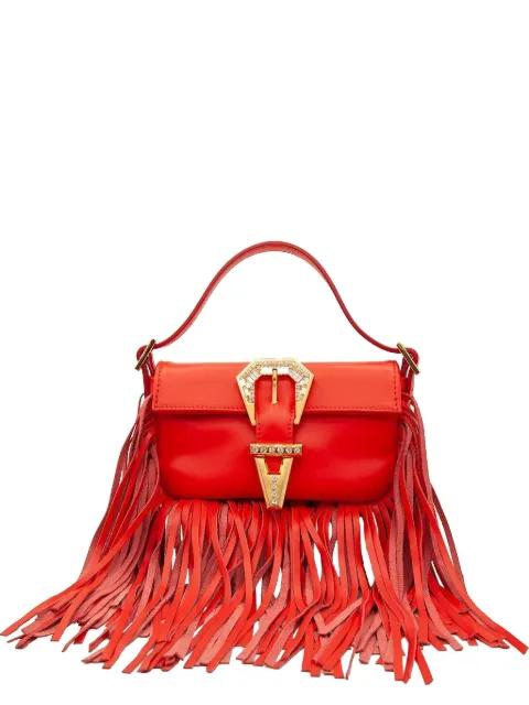 mini Habibi fringed bag by GEDEBE