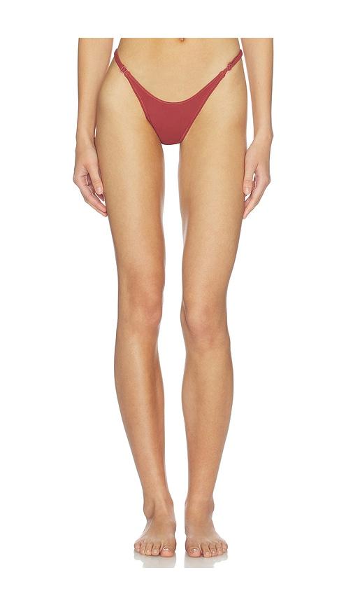 Geel Adjustable Bikini Bottom in Brown by GEEL