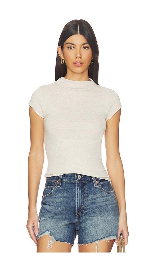 Geel Gem Tee in Cream by GEEL