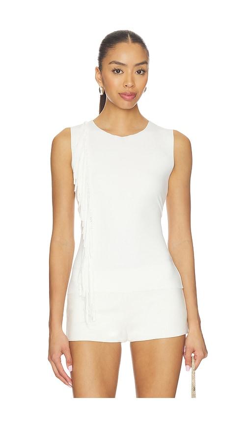 Geel Iris Top in White by GEEL