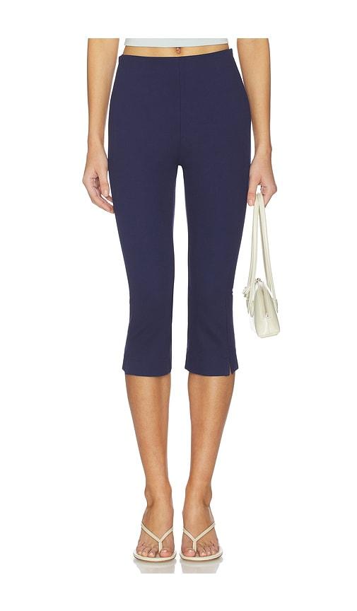 Geel x REVOLVE Cooper Capri Pant in Navy by GEEL