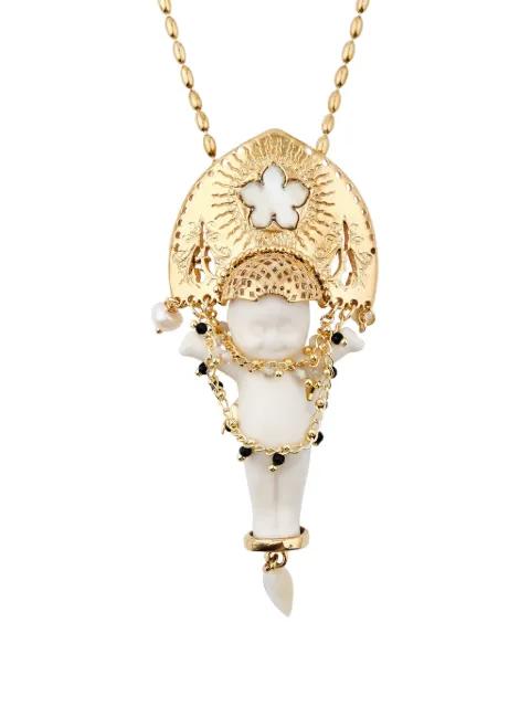 Koko Happy Baby porcelain necklace by GEM KINGDOM