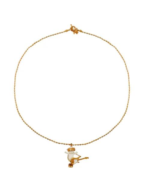 Rock-A-Bye Baby porcelain-pendant necklace by GEM KINGDOM