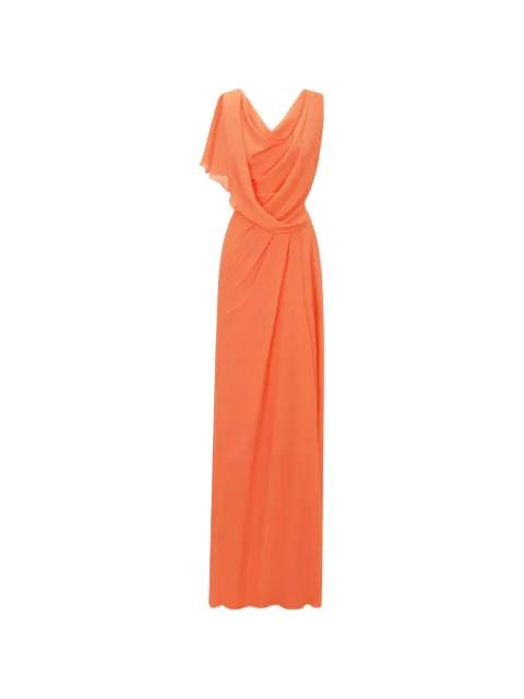 V-back maxi dress by GEMY MAALOUF