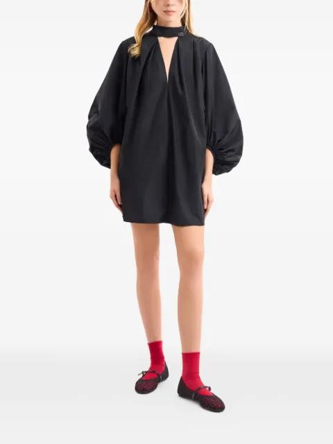 V-neck puff dress by GEMY MAALOUF