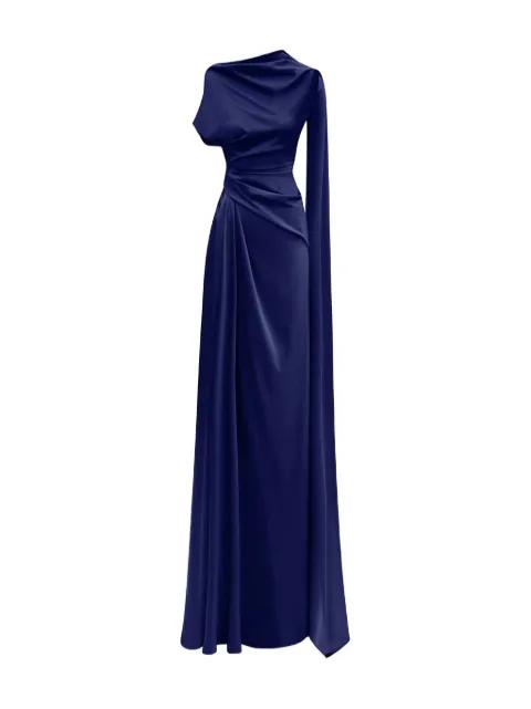 asymmetrical draped dress by GEMY MAALOUF