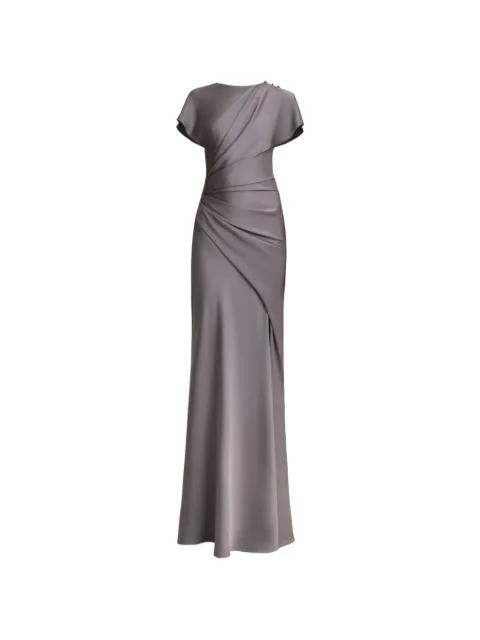 asymmetrical draped dress by GEMY MAALOUF