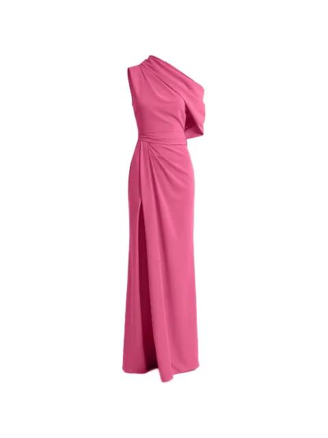 asymmetrical draped dress by GEMY MAALOUF