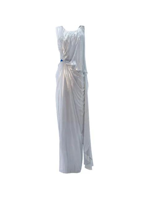 asymmetrical pleated dress by GEMY MAALOUF