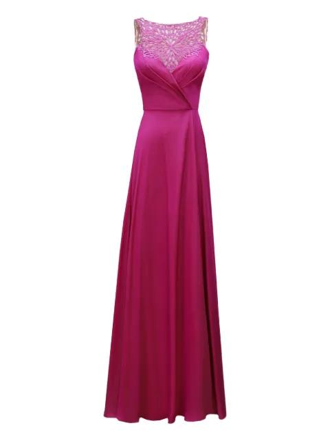 beaded halterneck maxi dress by GEMY MAALOUF