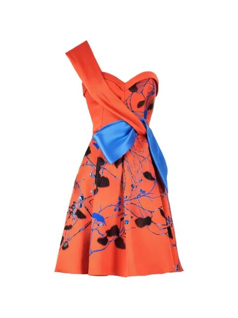 bow-detail mini dress by GEMY MAALOUF