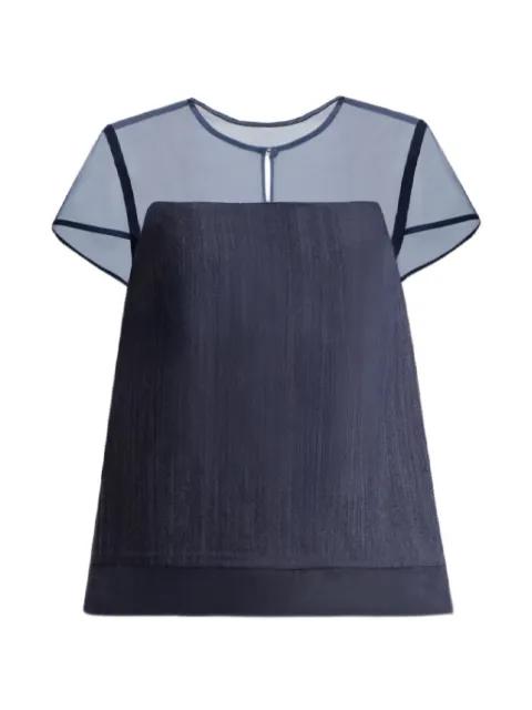 boxy short-sleeve blouse by GEMY MAALOUF
