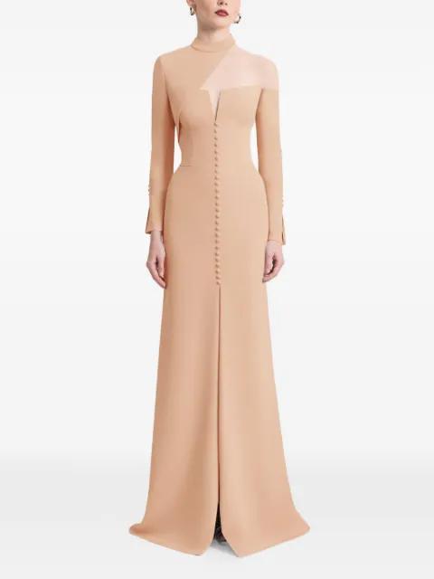 button down front maxi dress by GEMY MAALOUF