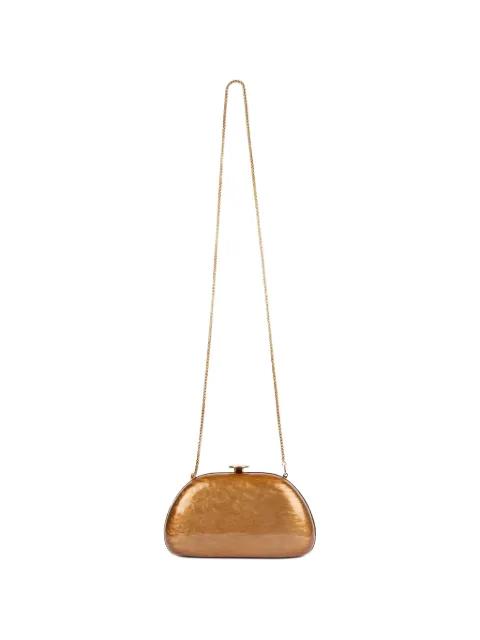 chain-strap clutch bag by GEMY MAALOUF