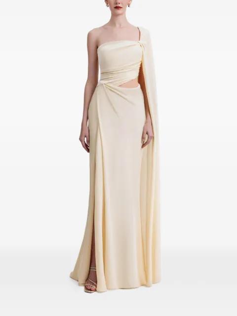 cut-out draped dress by GEMY MAALOUF