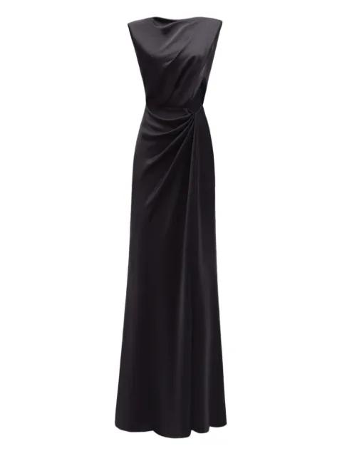 cut-out draped maxi dress by GEMY MAALOUF