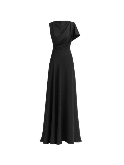 draped cut-out gown by GEMY MAALOUF