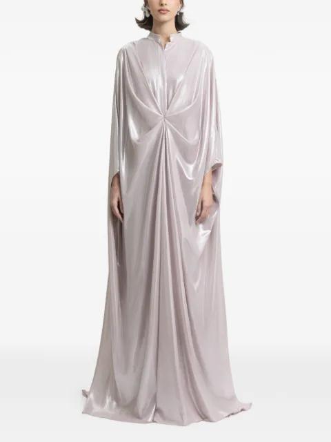 draped loose-cut maxi kaftan by GEMY MAALOUF